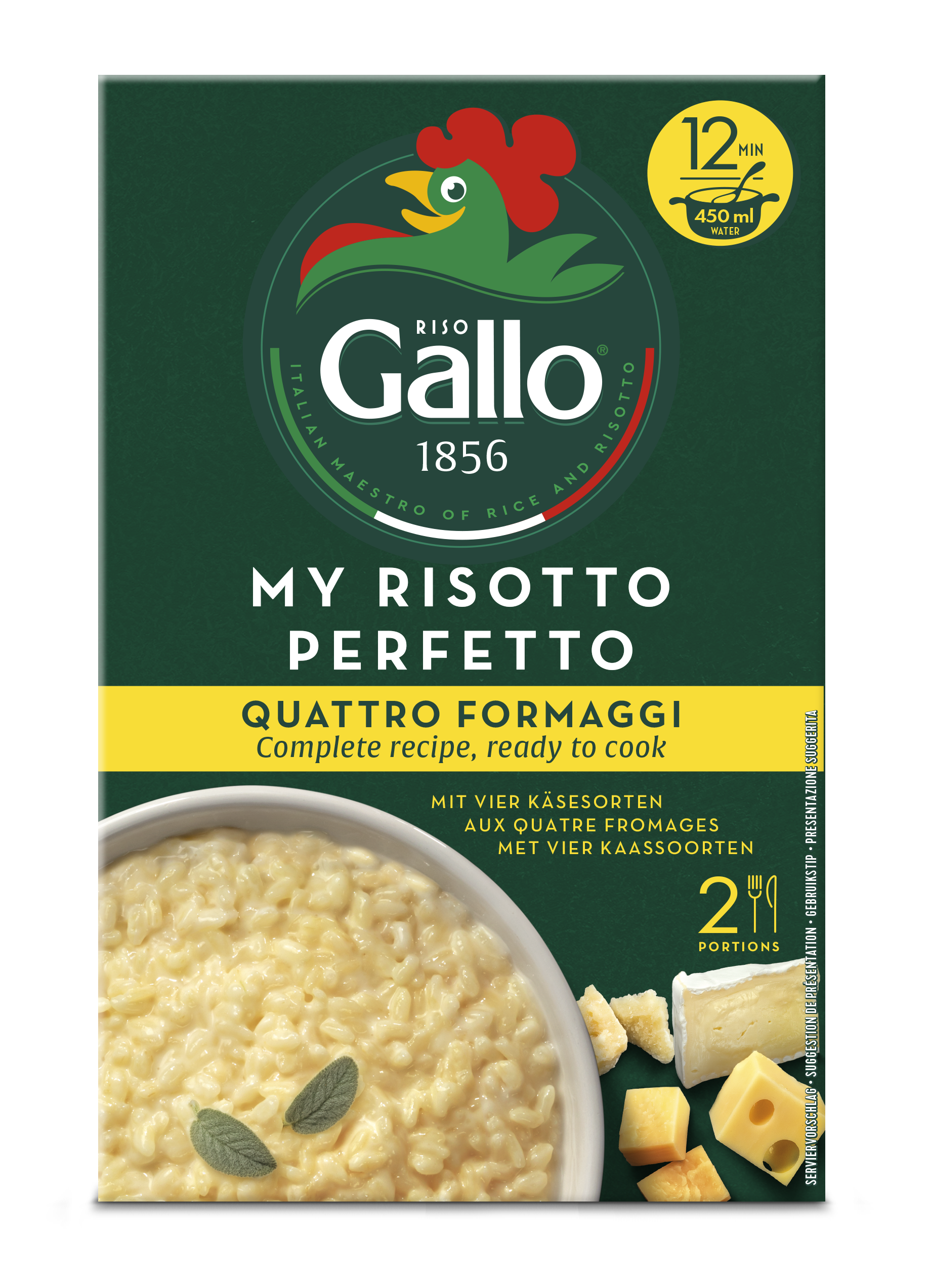 MY RISOTTO PERFETTO VIER KÄSE 