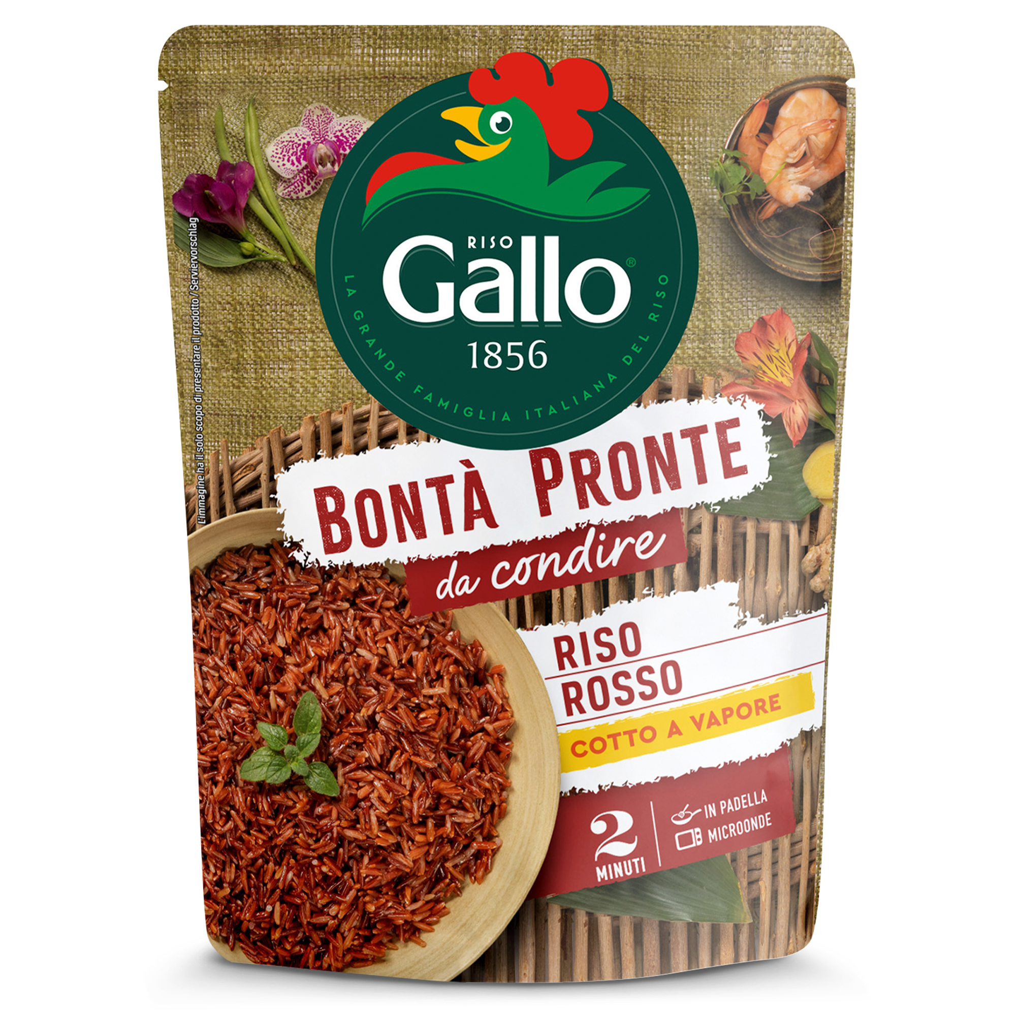 riso rosso bontà pronte riso gallo 