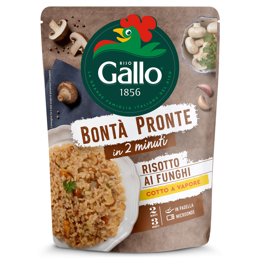 risotto funghi bontà pronte riso gallo  Video1